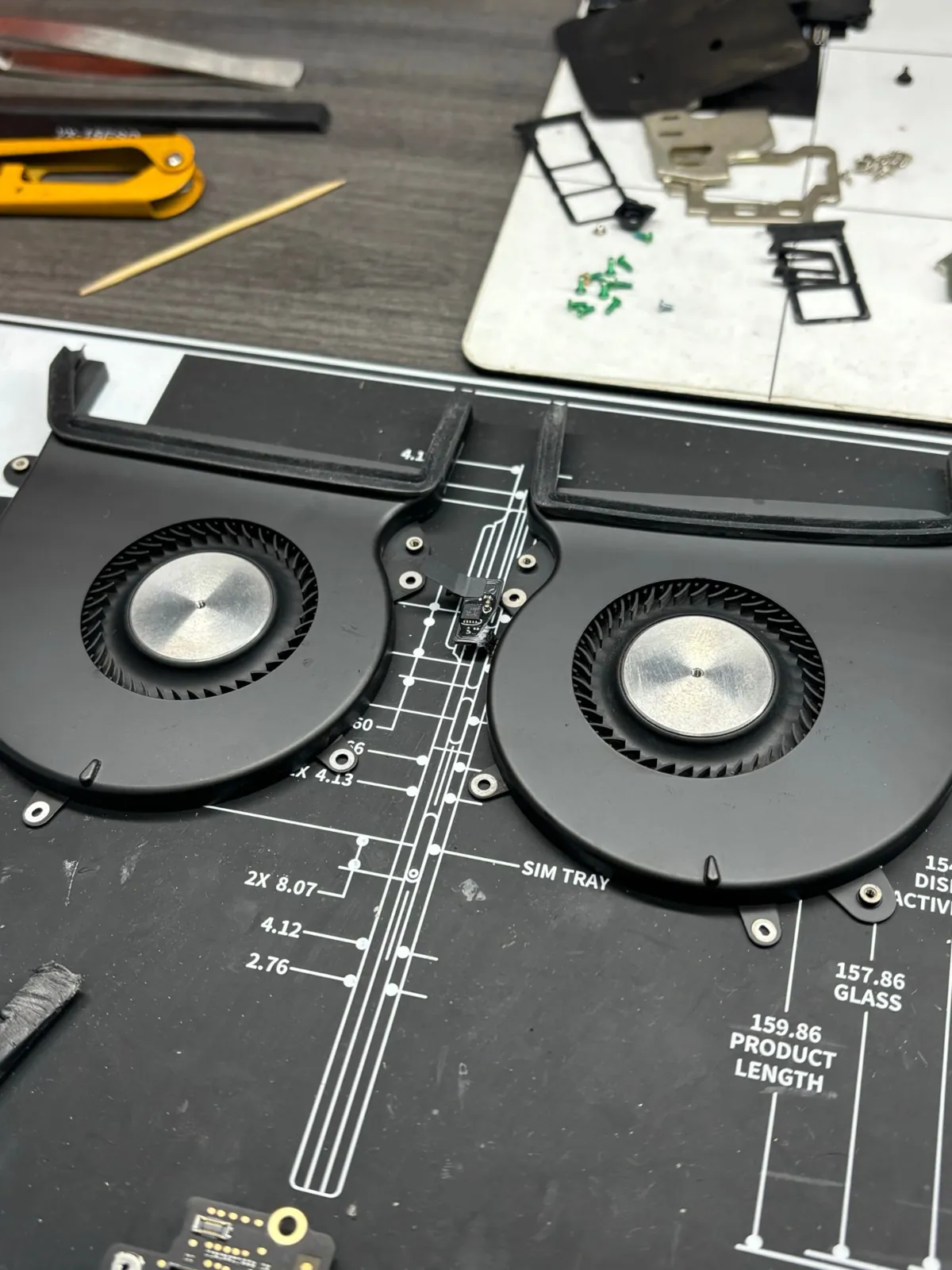 MacBook Pro 16 · вентиляторы — после
